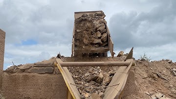 How stone Crushing works? 🔥Sand Crushing 🔥ASMR HOW to Crush Rocks  ? heavey Machinery#goviral 