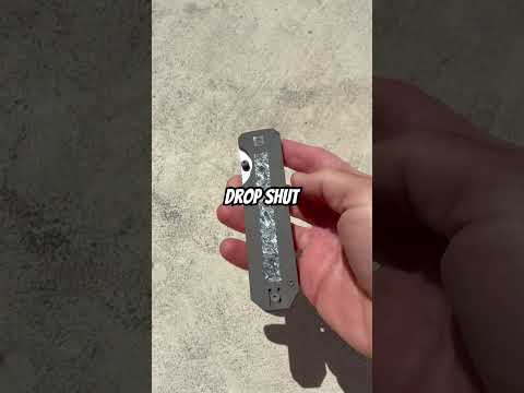 Drop shut action