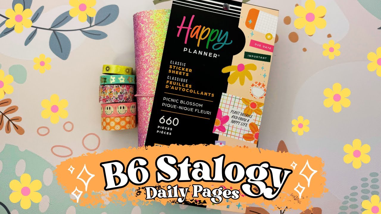 B6 Stalogy Notebook Planner - Daily Planning Setup with Happy Planner ...