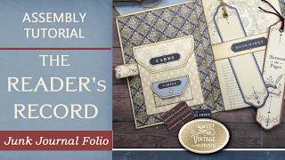 The Readers Record | Junk Journal Folio Tutorial