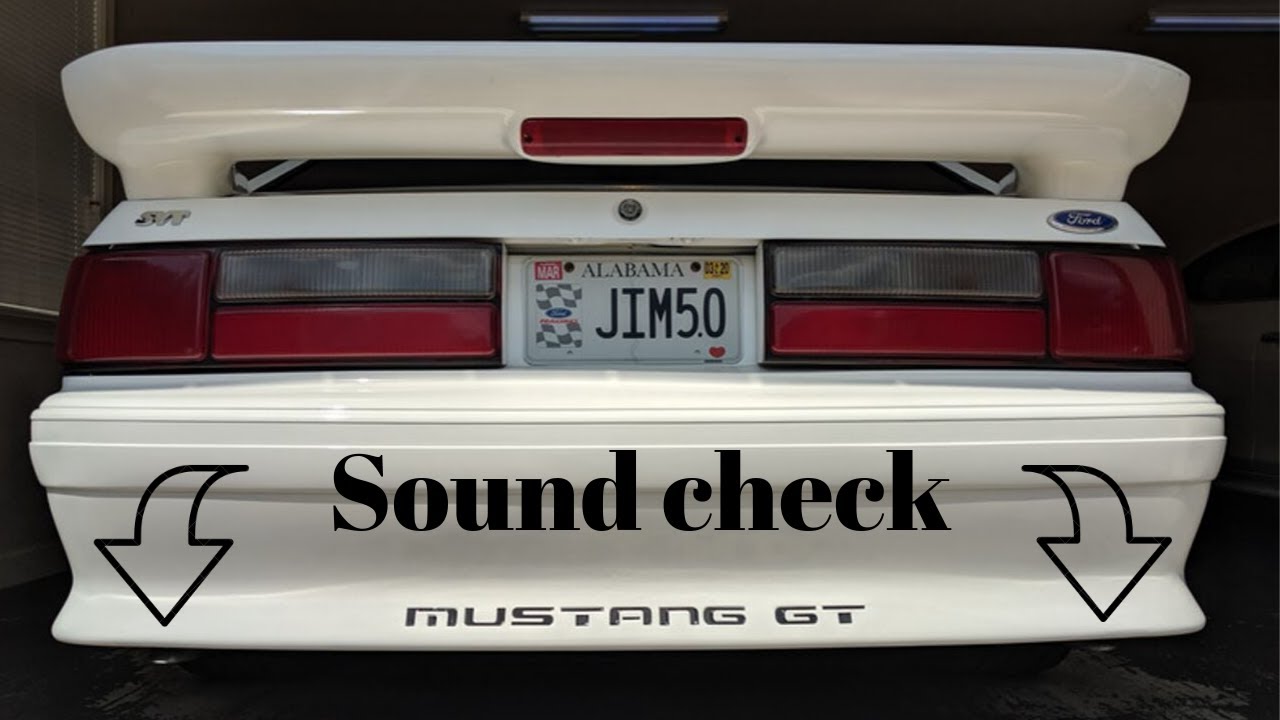 Foxbody ExhaustFlowmaster Super 10 part2 YouTube