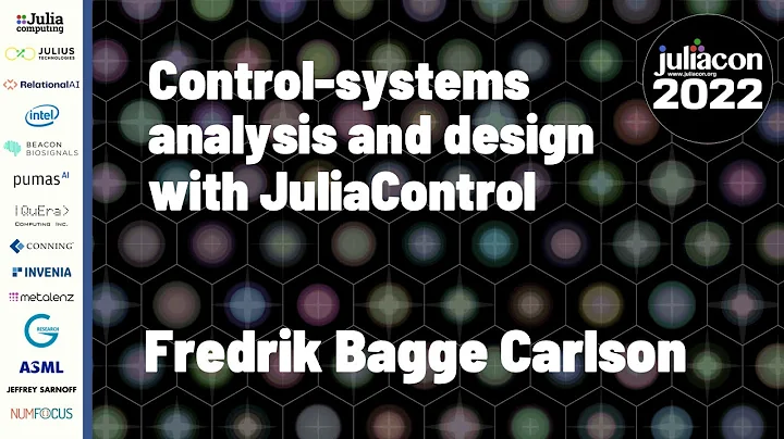 Control-systems analysis and design with JuliaCont...
