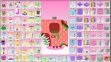 My Sprunki OC Numberblocks 01 to 100 Compilation