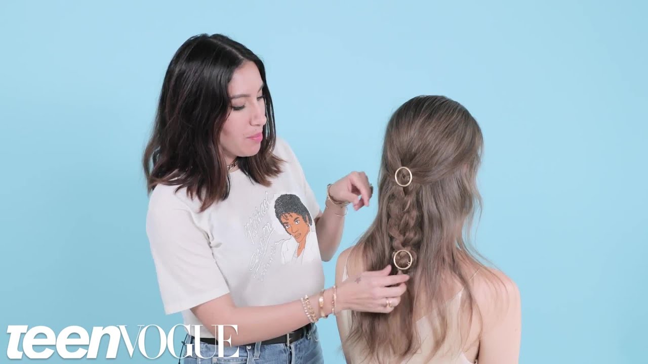 Celebrity Hairstylist Jen Atkin Shows the Perfect Back-to-School Braid | Quick & Pretty | Teen Vogue