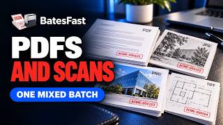 Bates Stamping Software: PDFs, JPG, PNG, and TIFF in One Batch