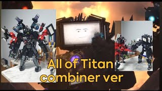 Lego All of my titan combiner ver(music:Everybody wants to rule the world)