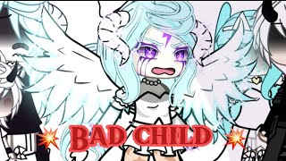 Bad child 💔 // Gacha life // GLMV ✨ Resimi
