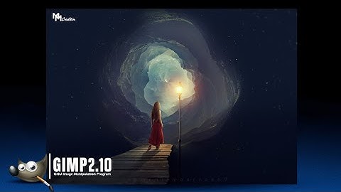 Making Portal Photo Manipulation Scene Effect in GIMP | Photoshop editing in Gimp | Codingcreator