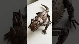 This AI Robot Lizard Looks TOO Real! #Shorts #aigenerated #robot #3dprinting