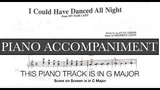 I Could Have Danced All Night (F. Lowe) - G Major Piano Accompaniment *Viewer Request*
