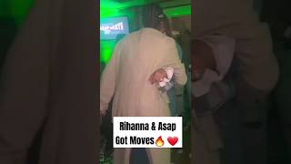 Rihanna and Asap Rocky Dance Move at Asaps Birthday Party rihanna asaprocky birthday shorts