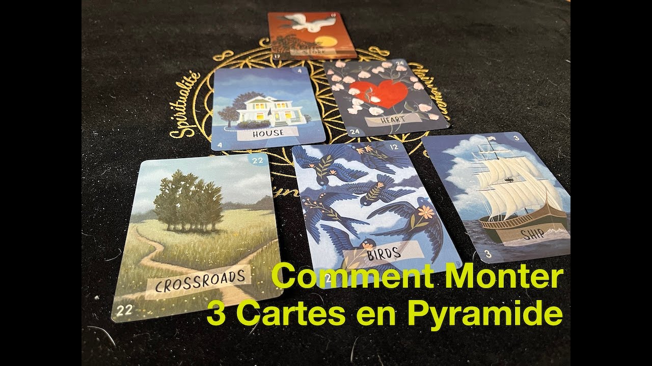 Comment Monter 3 Cartes en Pyramide