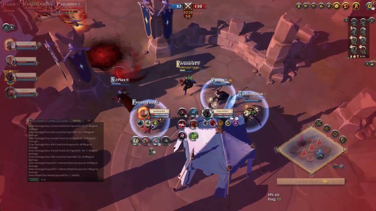 Second ever Ranked Crystal League - Cursed Skull Albion Self-Review