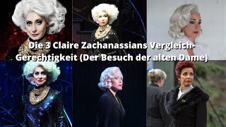Video thumbnail of "Die 3 Claire Zachanassian Darstellerinnen Vergleich - Gerechtigkeit  (Der Besuch der alten Dame)"