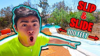 100 FOOT SLIP N SLIDE at Funk Bros!