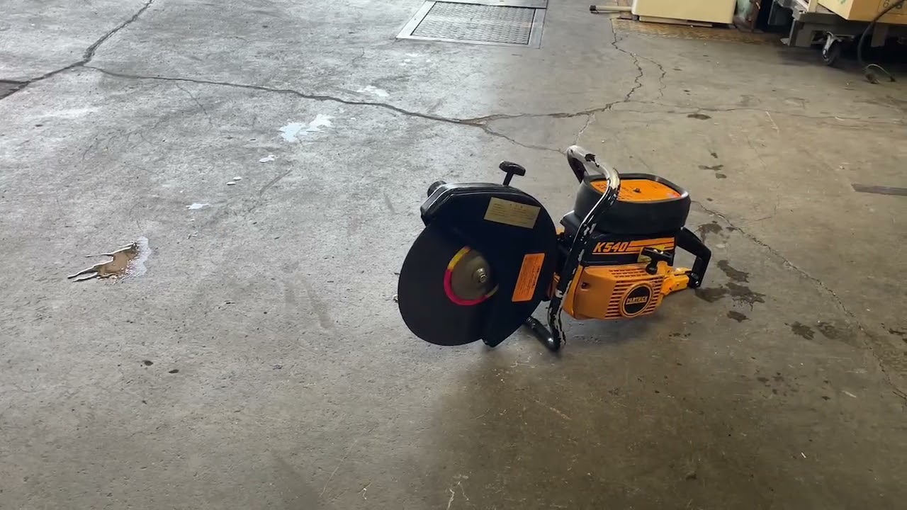 PARTNER パートナー エンジンカッター K540 簡易動作確認動画【工具一 