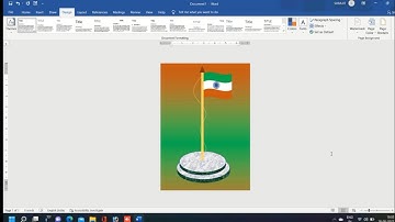 How to Create national flag||Ms word