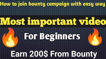 How To Join Bounty Campaign Full Guide In This Video Important Rules Of Joining Bounties Urdu/Hindi