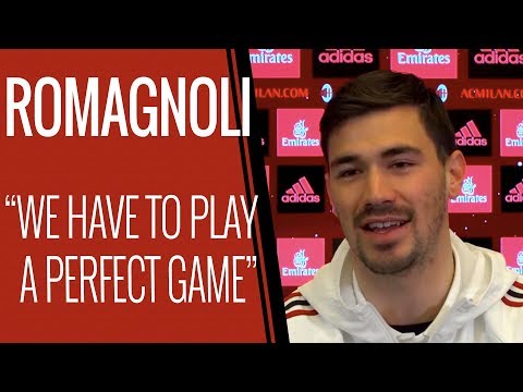 Alessio Romagnoli interview on the eve of Lazio v AC Milan - TIM Cup semifinal