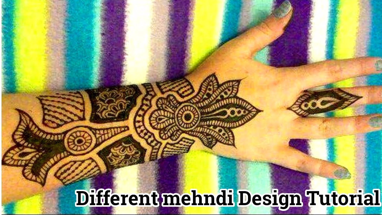 mehndi photo आसान व सुंदर मेहंदी एकदम हटके|Different and easy mehndi design for for back hand|Different mehndi|