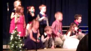 Aiden & Aubrey   Bethel Christmas program   2012