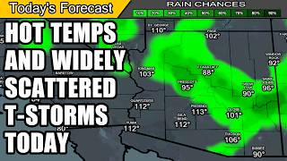Widely Scattered Storms and Extreme Heat - August 8 2026 Phoenix Arizona Weather Discussion