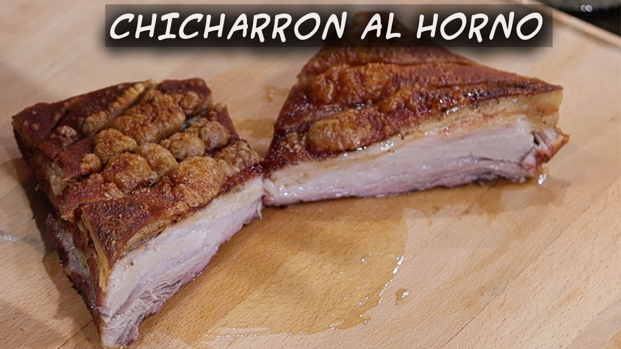 Top 53+ imagen chicharron al horno receta