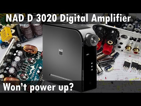SDG #351 eBay NAD Hybrid Digital Amplifier D 3020 V1 Repair - Won't power on (Hypex UCD102 Class D)