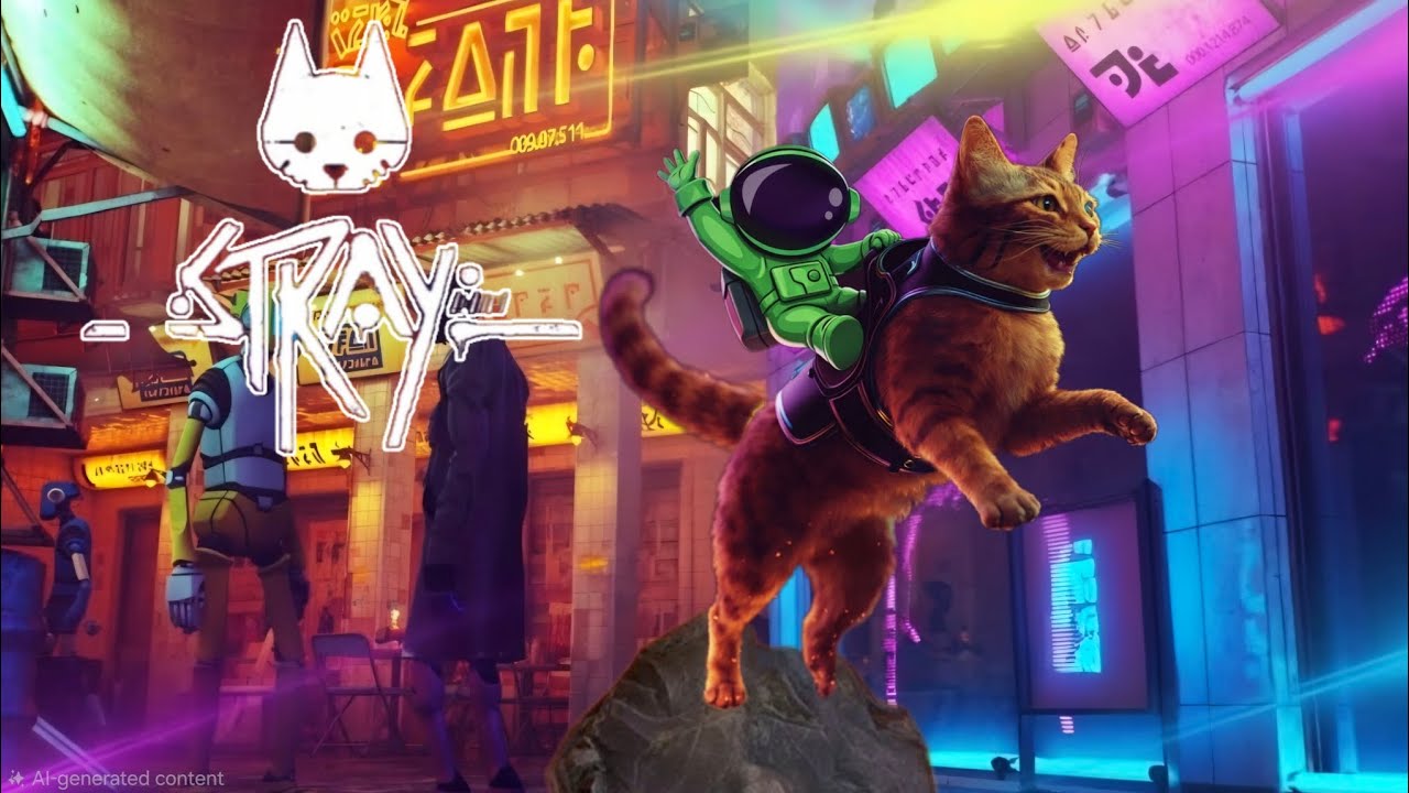 I Became a Stray cat in a scifi World⁉️ - YouTube