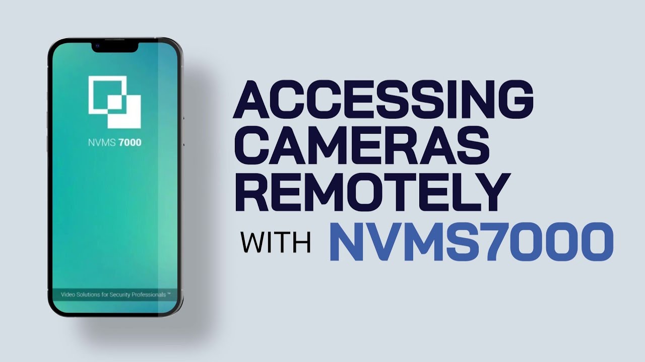 Accessing Cameras Remotely Using NVMS7000 Mobile App - YouTube