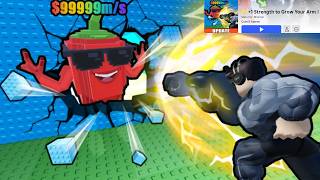 👊 +1 STRENGTH TO GROW YOUR ARM ROBLOX PART 1! 🧠 PUNCH THE WALL & GET RARE BRAINROTS! 🔥 | LIVE screenshot 5