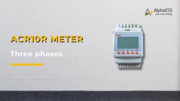 ACR10R Meter Installation Three Phases | AlphaESS Troubleshooting