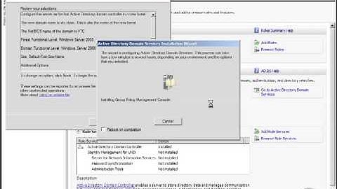 02 04  Installing Active Directory pt  2