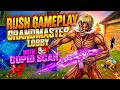 Rush Gameplay in GRANDMASTER LOBBY with CUPID SCAR 💀🥶 #freefire #freefirelive #grandmasterpush