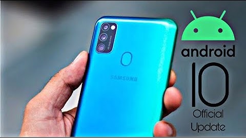 Samsung Galaxy M30s Official Android 10 Update