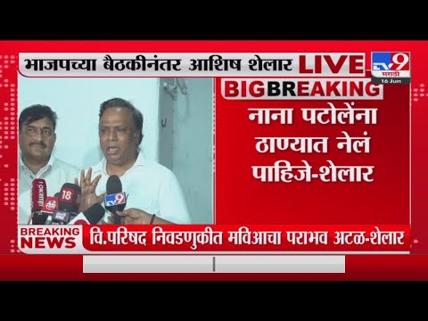 Ashish Shelar | 'वि.परिषद निवडणुकीत मविआचा पराभव अटळ'-tv9