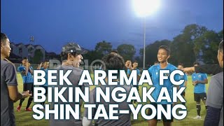 Momen Unik di Sesi Latihan Timnas Indonesia, Shin Tae-yong Tertawa Lihat Tingkah Bek Arema FC