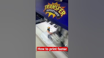 Print faster on Mondays with a bump. DTF printing pro tip. Speed up production with dtf transfers.