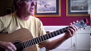 Honky Tonk Women - acoustic guitar lesson Open G chords