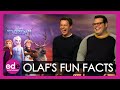 FROZEN 2: Jonathan Groff & Josh Gad on the most interesting thing we learn from Olaf!