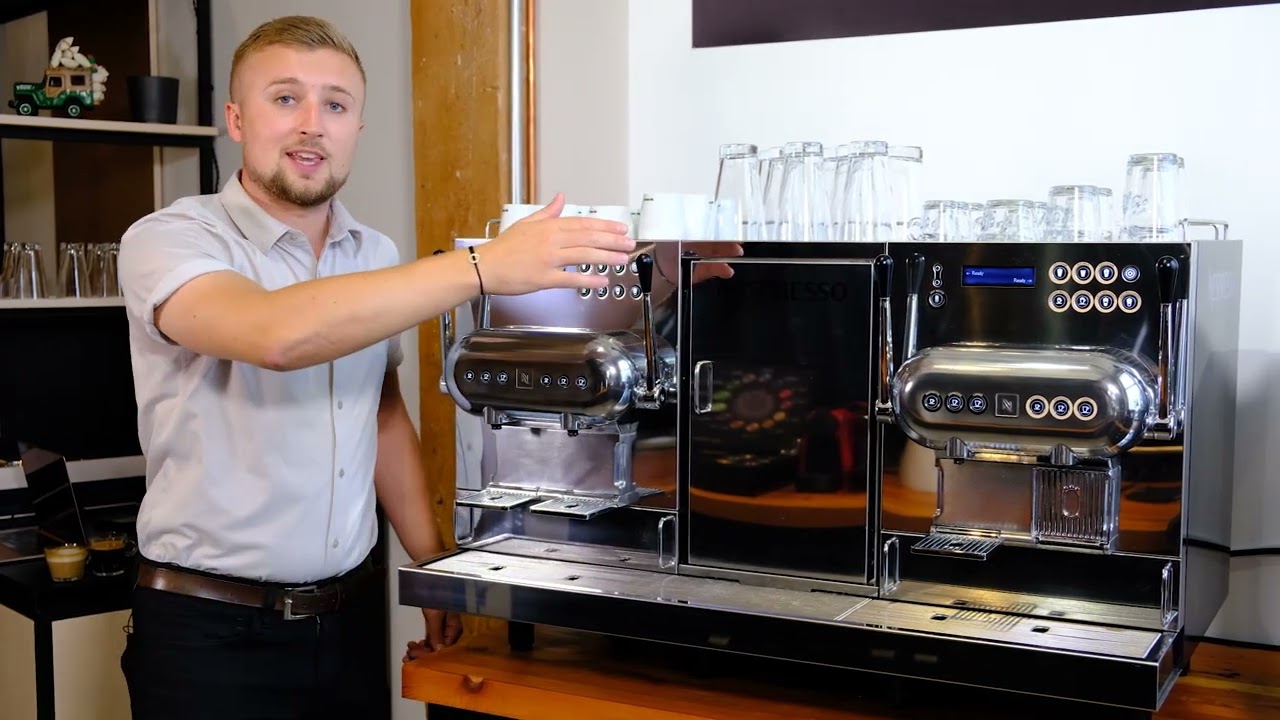 Nespresso Professional Aguila Espresso Machine (For your office, hotel coffee needs) - YouTube