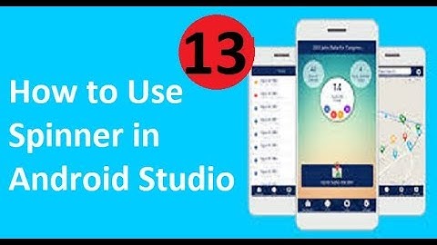 How to Use Spinner in Android Studio Beginners
