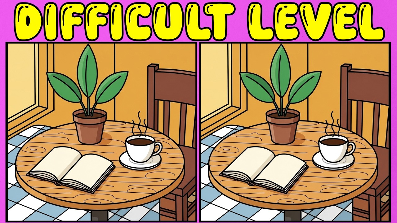 【Spot & Find The Difference】🌸Fun Activity for Improved Concentration and Memory!