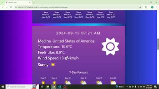 weather app react js