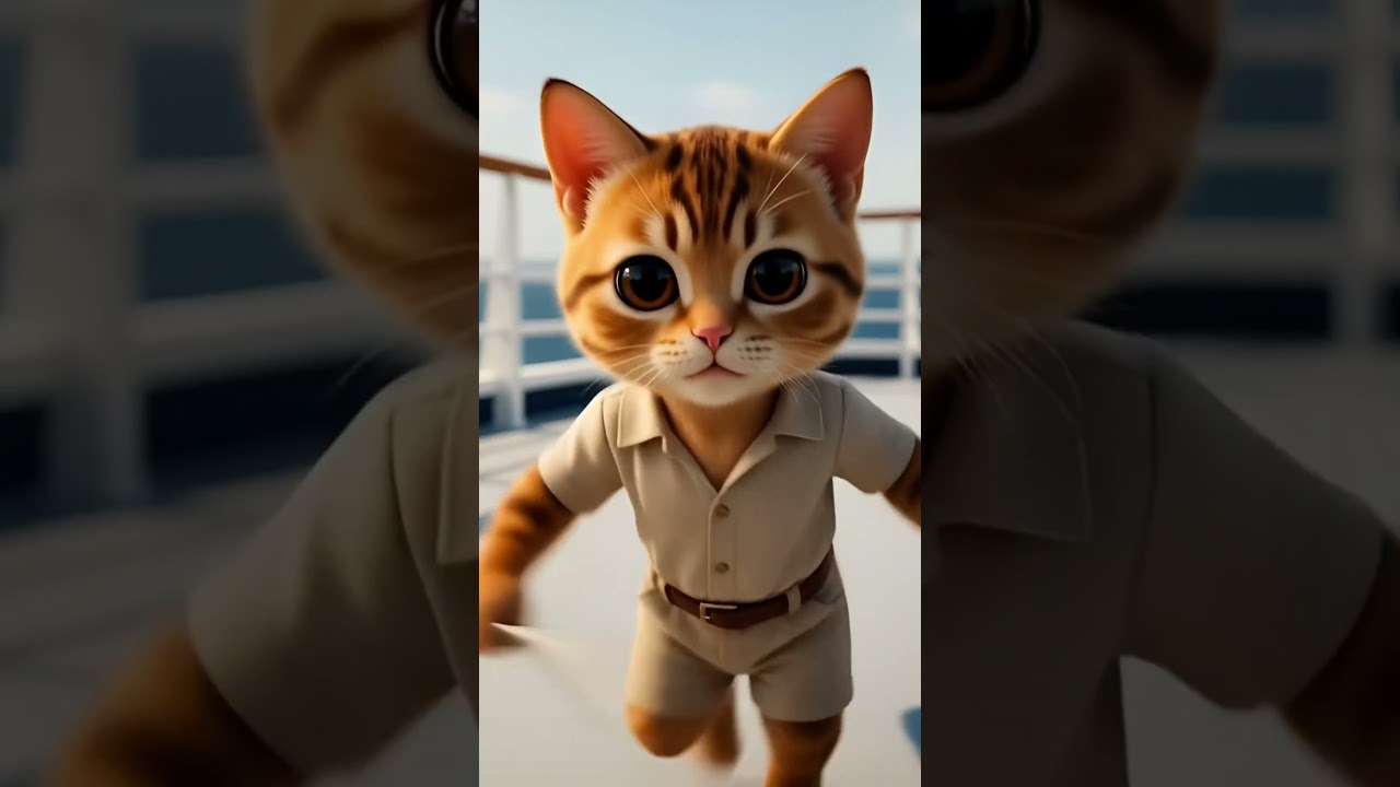 A cat save many peoples from pirates 😱 must watch 