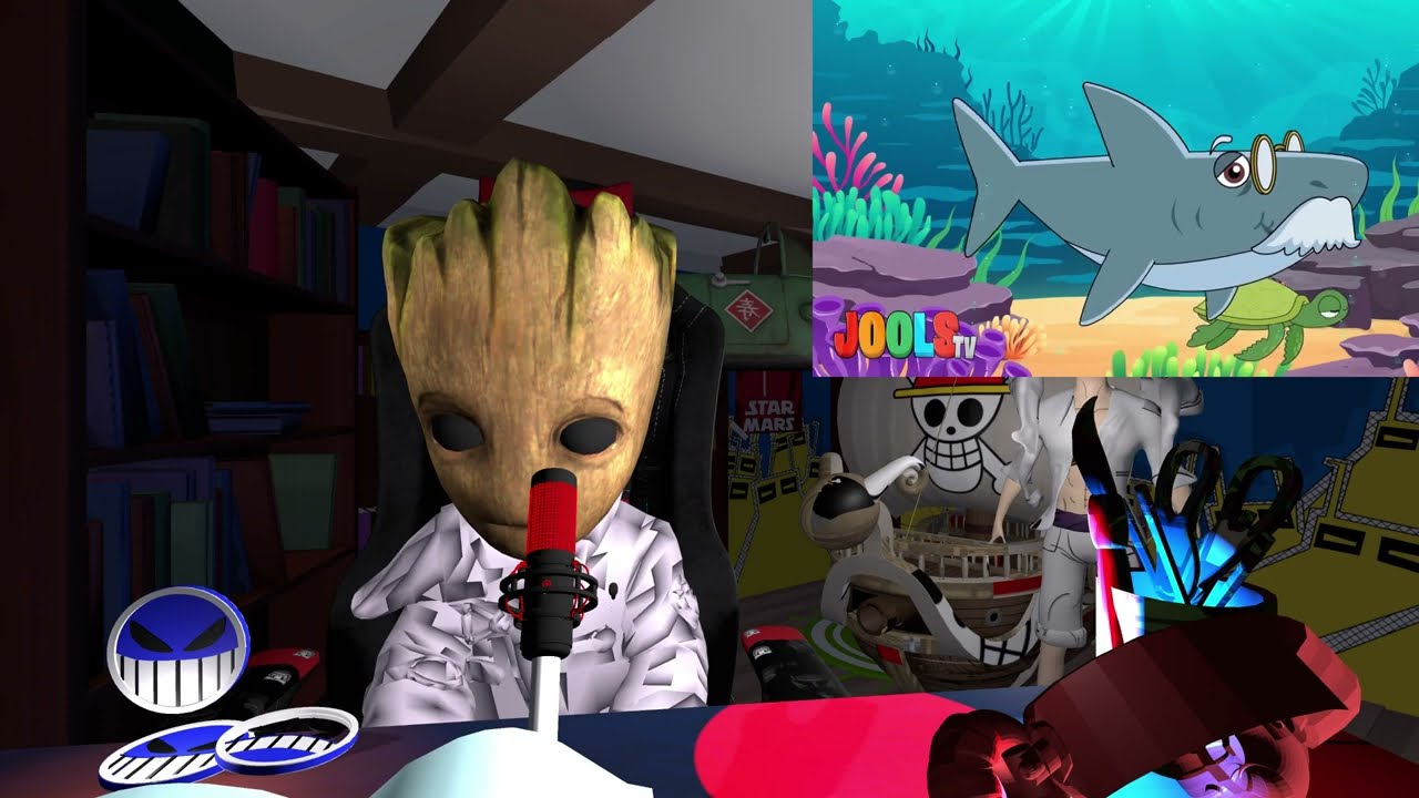 Groot Reacts to Baby Shark Hip Hop Remix! | Trapery Rhymes by Jools TV 