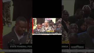 Winnie Odinga breaks down while eulogizing his dad, Raila Odinga. Breaks my heart!