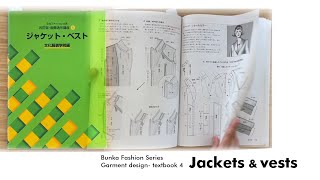 Flipping through my Bunka Fashion College textbook (Jackets & vests)