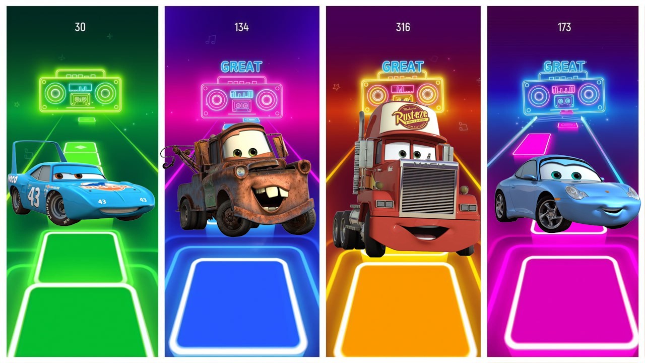 🌈 Neon Cars Rhythm Challenge – PERFECT or FAIL?