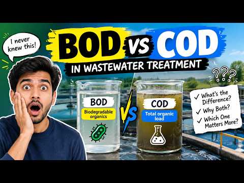 BOD vs COD in Wastewater Treatment | What’s the REAL Difference? 💧
